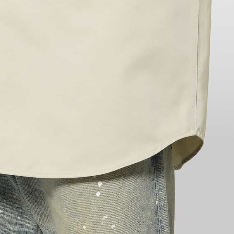 MM6 MAISON MARGIELA MM6 MAISON MARGIELA＜エムエム6 メゾン マルジェラ＞ ロングスリーブカジュアルシャツ BEIGE