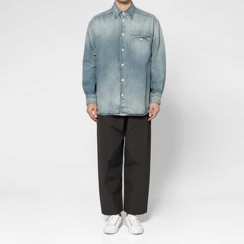 MM6 MAISON MARGIELA MM6 MAISON MARGIELA＜エムエム6 メゾン マルジェラ＞ デニムシャツ BLUE