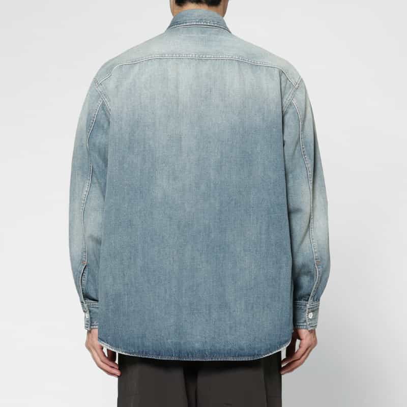MM6 MAISON MARGIELA MM6 MAISON MARGIELA＜エムエム6 メゾン マルジェラ＞ デニムシャツ BLUE