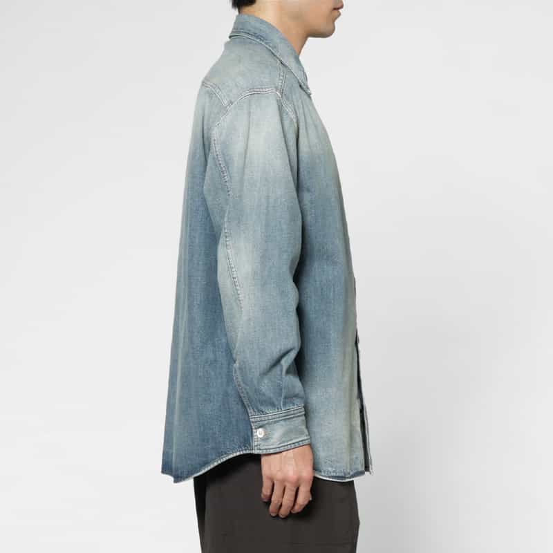 MM6 MAISON MARGIELA MM6 MAISON MARGIELA＜エムエム6 メゾン マルジェラ＞ デニムシャツ BLUE