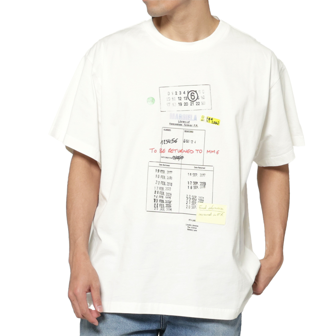 MM6 MAISON MARGIELA＜エムエム6 メゾン マルジェラ＞ ロゴ入りTシャツ