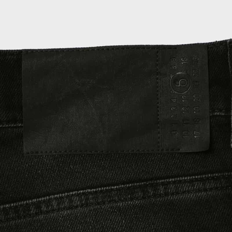 MM6 MAISON MARGIELA MAISON MARGIELA＜メゾン マルジェラ＞ デニムパンツ BLACK