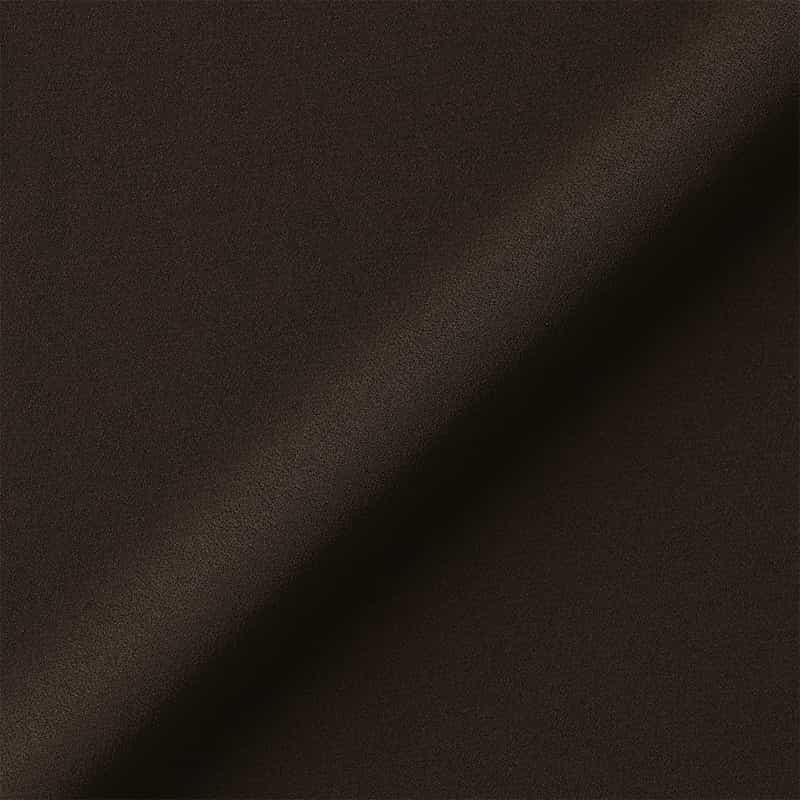 BARNEYS NEW YORK ウォッシャブル バックサテンジョーゼット ワイドパンツ BROWN