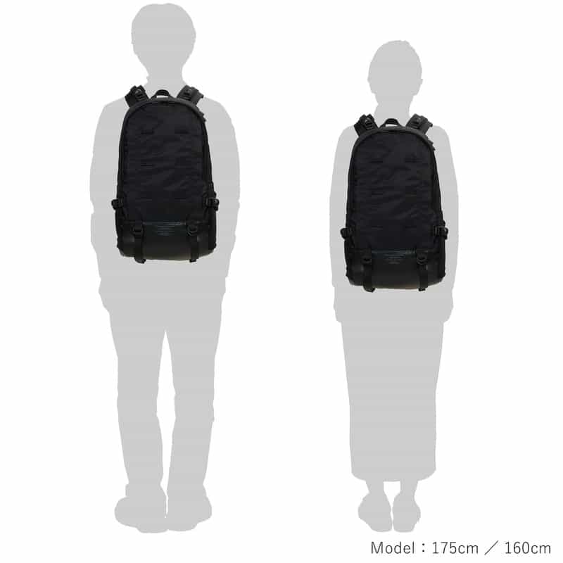 PORTER PORTER＜ポーター＞MONOCHROME "DAYPACK" BLACK