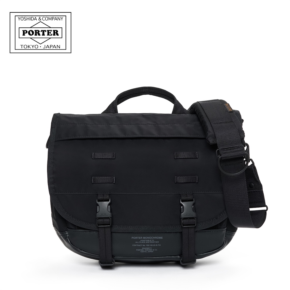 PORTER＜ポーター＞MONOCHROME "MESSENGER BAG (S)"