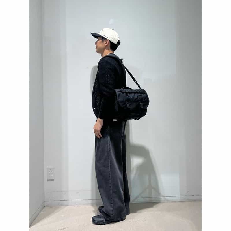 PORTER PORTER＜ポーター＞MONOCHROME "MESSENGER BAG (S)" BLACK