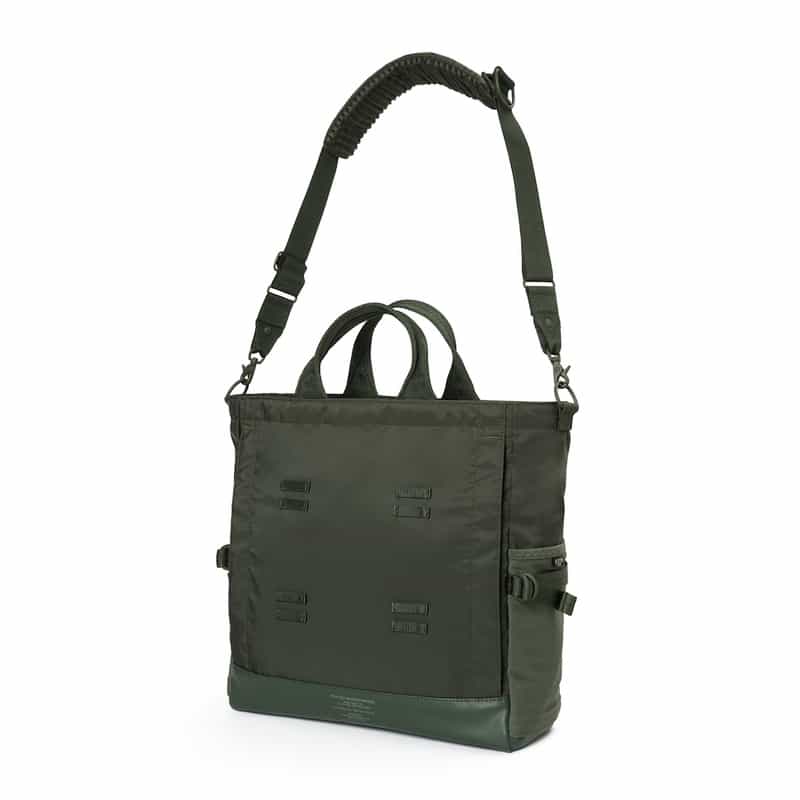 PORTER PORTER＜ポーター＞MONOCHROME "2WAY TOTE BAG" KHAKI