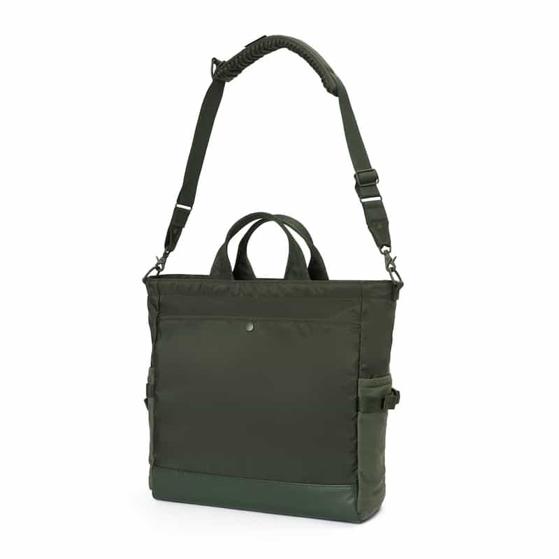 PORTER PORTER＜ポーター＞MONOCHROME "2WAY TOTE BAG" KHAKI