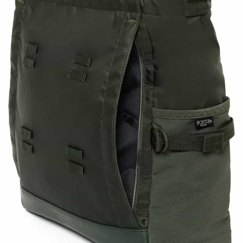 PORTER PORTER＜ポーター＞MONOCHROME "2WAY TOTE BAG" KHAKI