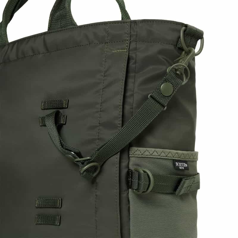 PORTER PORTER＜ポーター＞MONOCHROME "2WAY TOTE BAG" KHAKI
