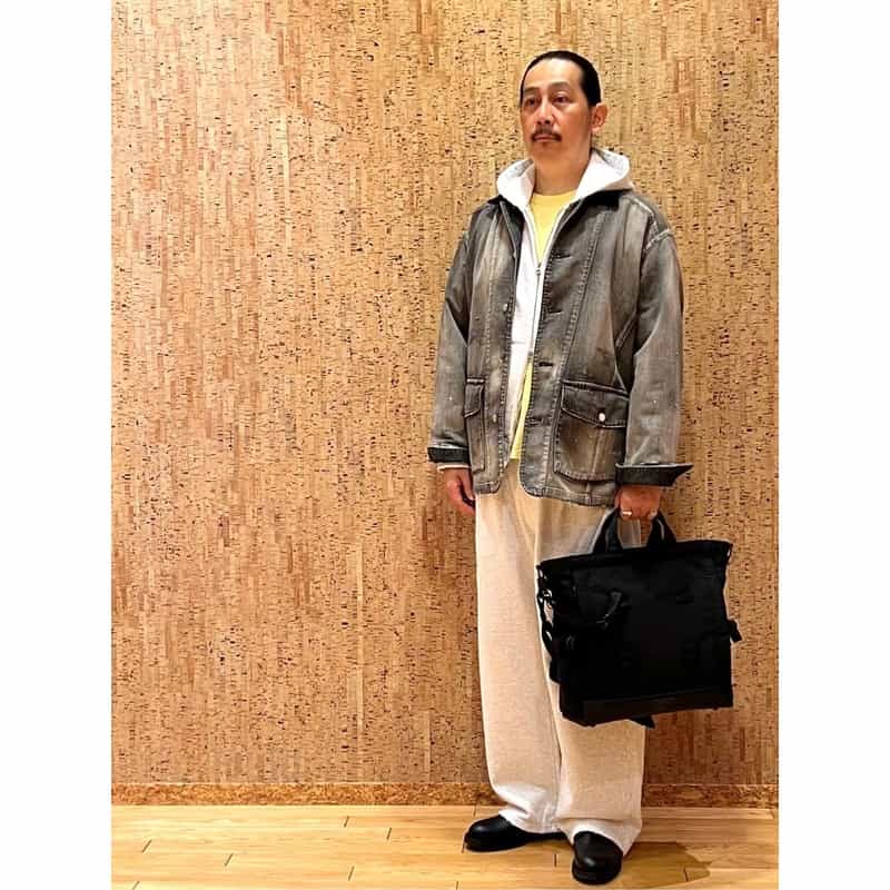 PORTER PORTER＜ポーター＞MONOCHROME "2WAY TOTE BAG" BLACK