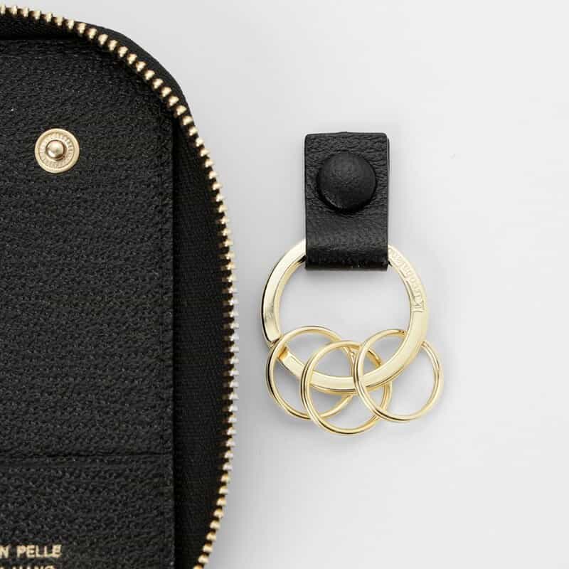 L’ARCOBALENO L'ARCOBALENO＜ラルコバレーノ＞ バーニーズ　ニューヨーク限定 キーケース BLACK