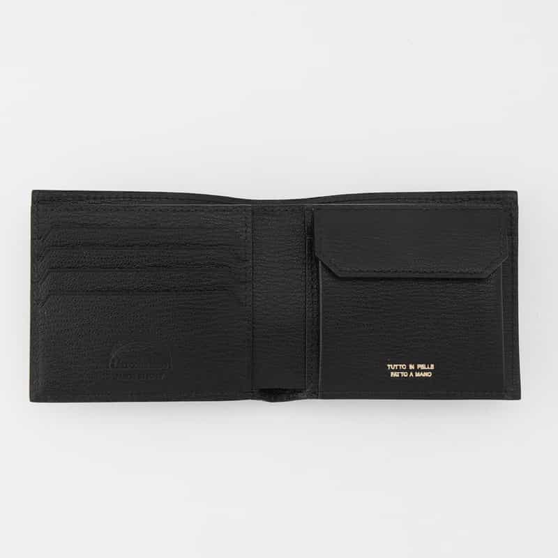 L’ARCOBALENO L'ARCOBALENO＜ラルコバレーノ＞ バーニーズ　ニューヨーク限定 2つ折りウォレット BLACK