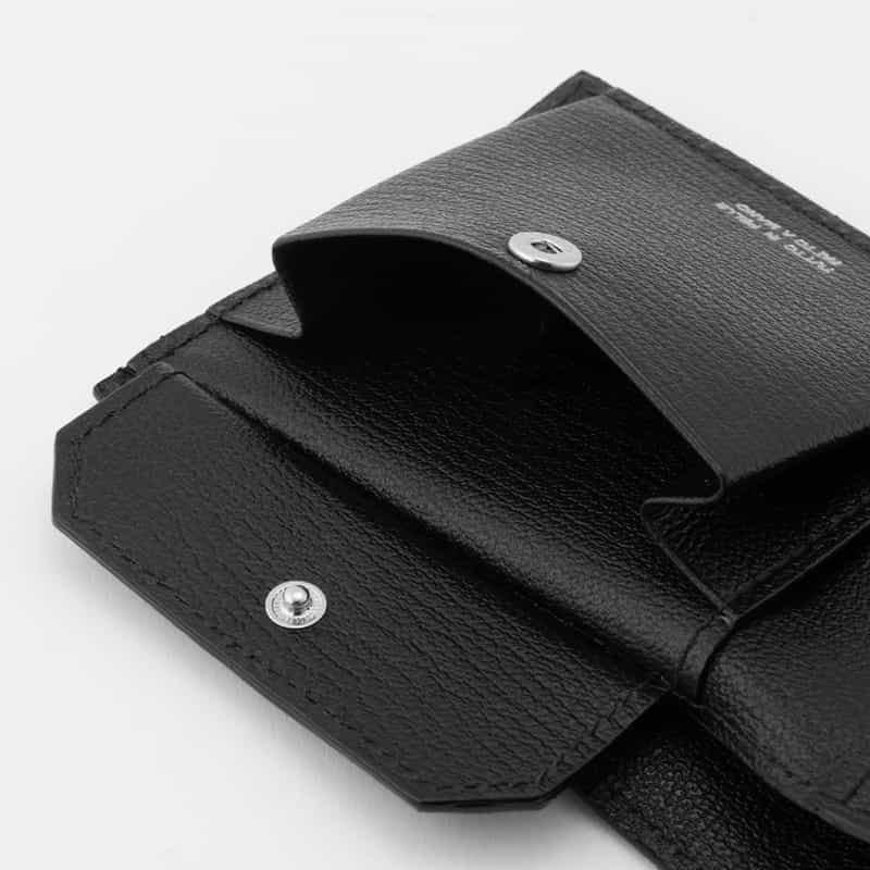 L’ARCOBALENO L'ARCOBALENO＜ラルコバレーノ＞ バーニーズ　ニューヨーク限定 2つ折りウォレット BLACK