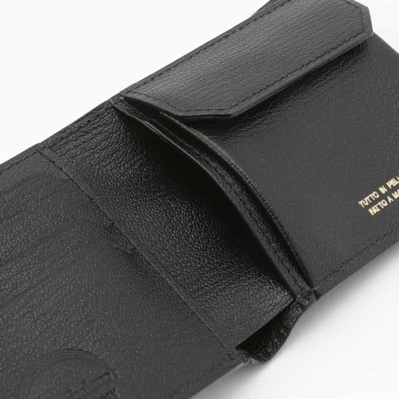 L’ARCOBALENO L'ARCOBALENO＜ラルコバレーノ＞ バーニーズ　ニューヨーク限定 2つ折りウォレット BLACK