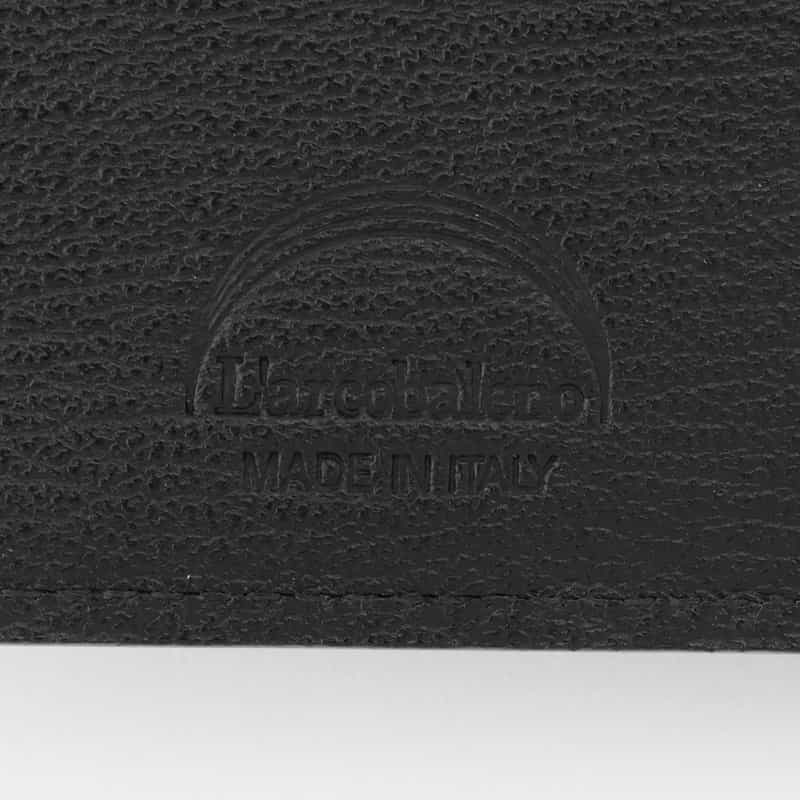 L’ARCOBALENO L'ARCOBALENO＜ラルコバレーノ＞ バーニーズ　ニューヨーク限定 2つ折りウォレット BLACK