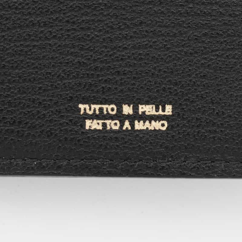 L’ARCOBALENO L'ARCOBALENO＜ラルコバレーノ＞ バーニーズ　ニューヨーク限定 2つ折りウォレット BLACK