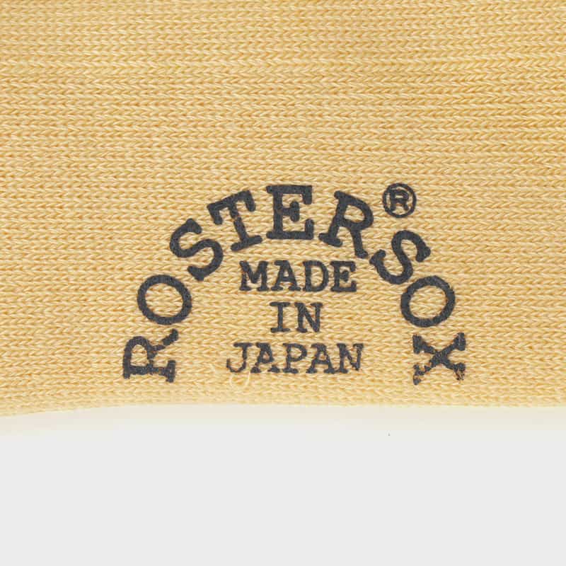ROSTER SOX ROSTERSOX＜ロスターソックス＞ リブソックス YELLOW