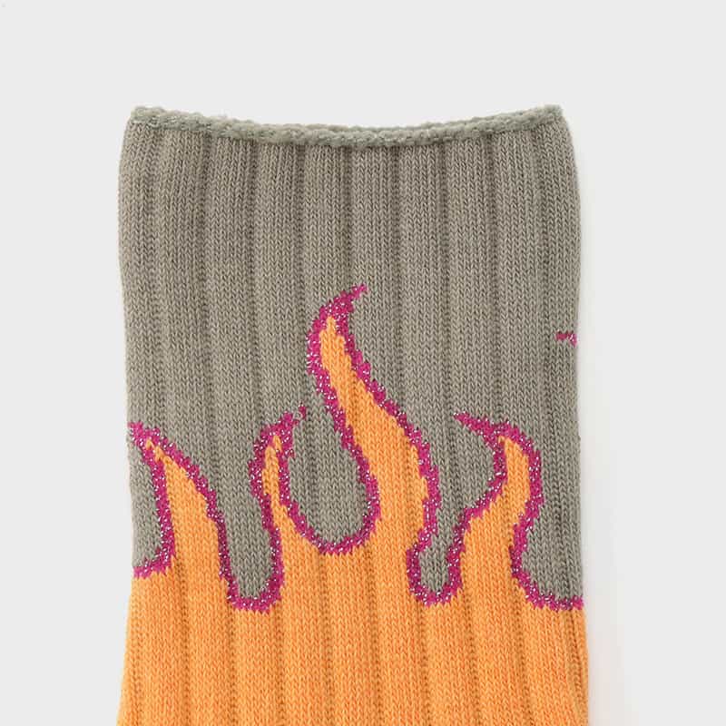 ROSTER SOX ROSTERSOX＜ロスターソックス＞ リブソックス ORANGE