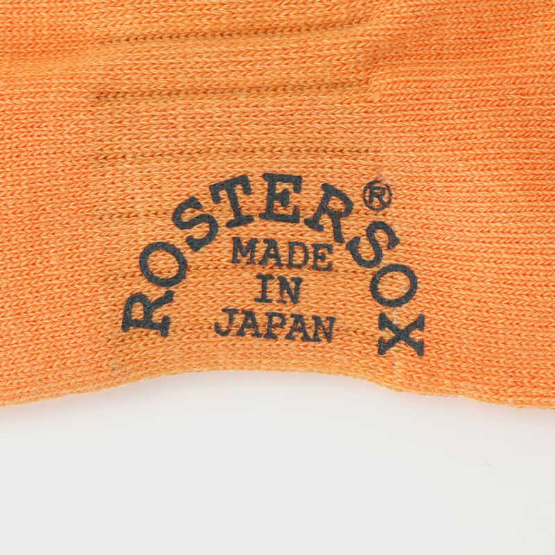 ROSTER SOX ROSTERSOX＜ロスターソックス＞ リブソックス ORANGE