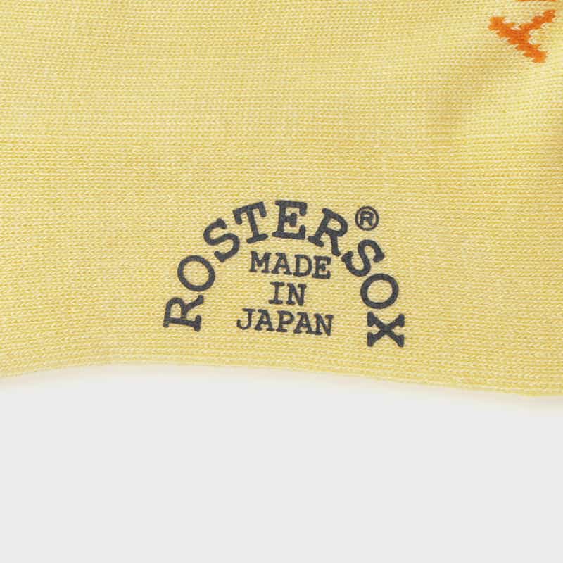 ROSTER SOX ROSTERSOX＜ロスターソックス＞ リブソックス YELLOW