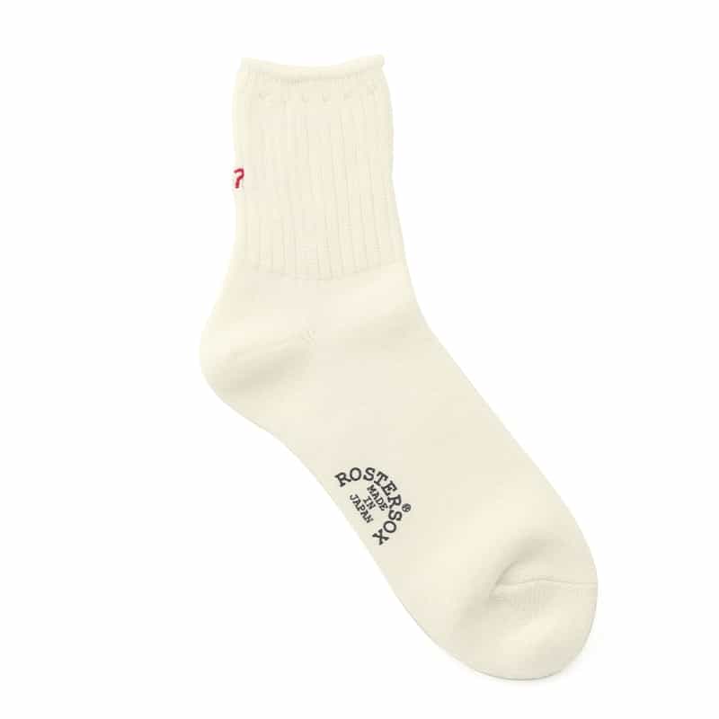 ROSTER SOX ROSTERSOX＜ロスターソックス＞ リブソックス WHITE