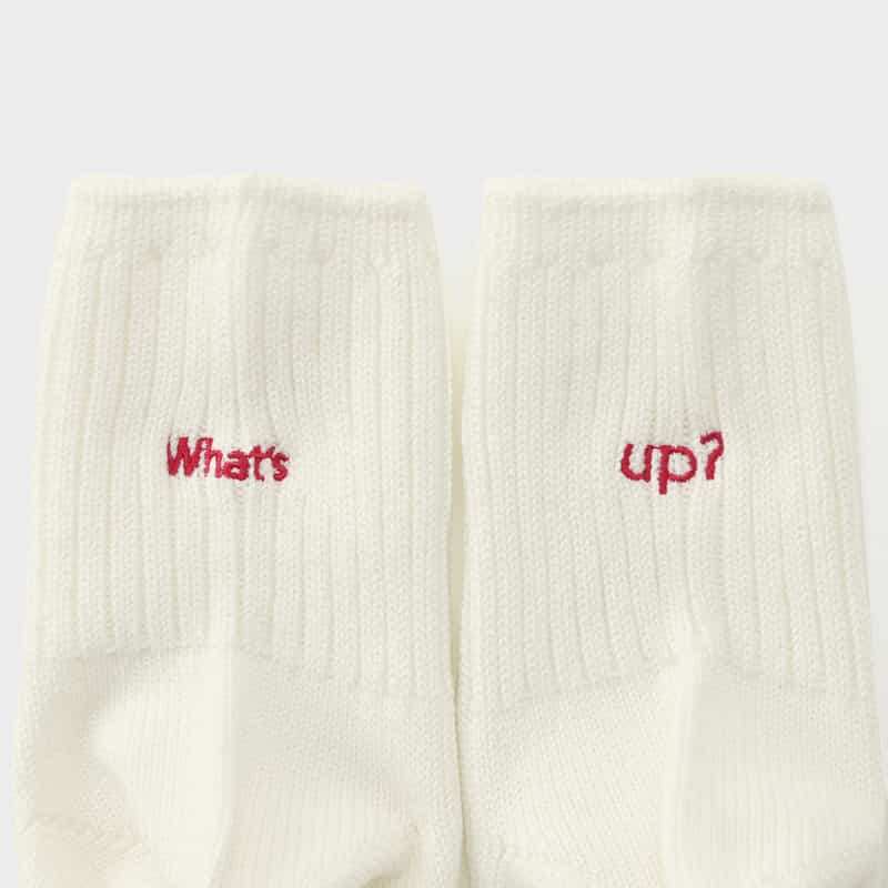 ROSTER SOX ROSTERSOX＜ロスターソックス＞ リブソックス WHITE