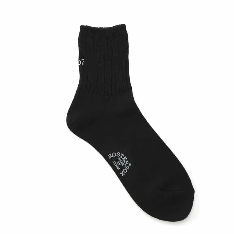 ROSTER SOX ROSTERSOX＜ロスターソックス＞ リブソックス BLACK