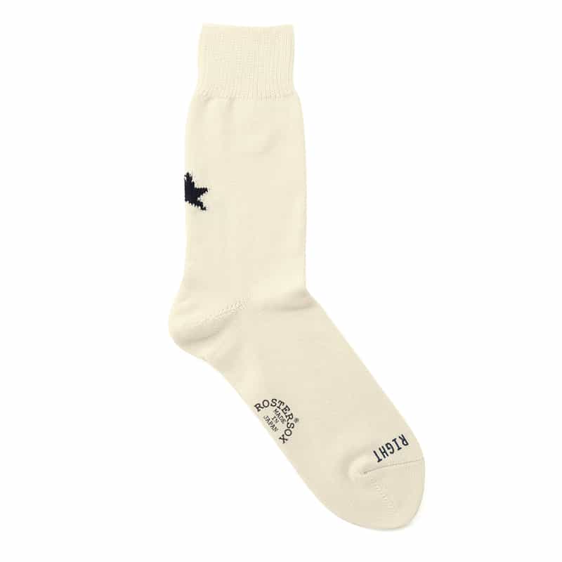ROSTER SOX ROSTERSOX＜ロスターソックス＞ ワンスターソックス WHITE