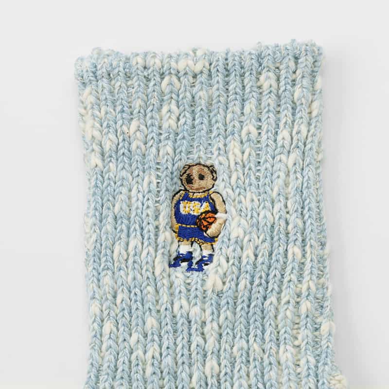 ROSTER SOX ROSTERSOX＜ロスターソックス＞ バーニーズ　ニューヨーク限定ソックス LIGHT BLUE