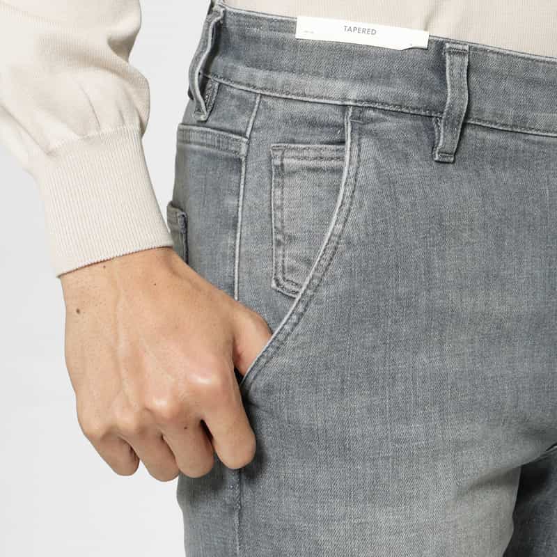 PT TORINO DENIM PT TORINO DENIM＜ピーティー トリノ デニム＞ デニムパンツ"INDIE" GRAY