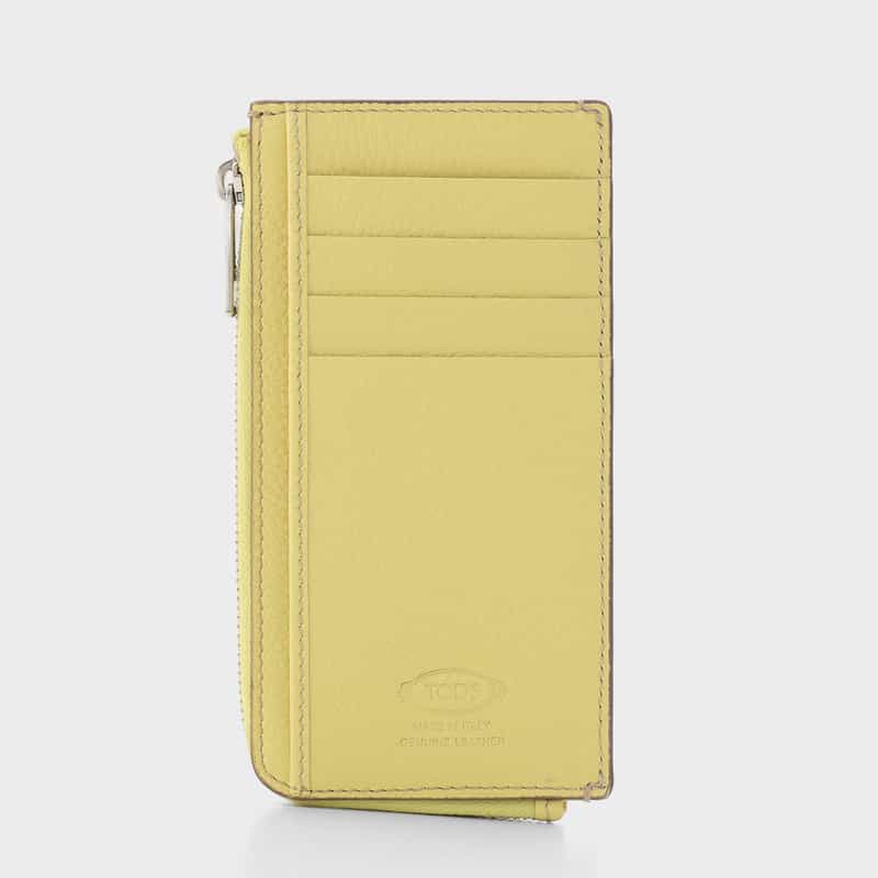 TOD’S TOD'S ＜トッズ＞ レザー フラグメントケース LIGHT YELLOW
