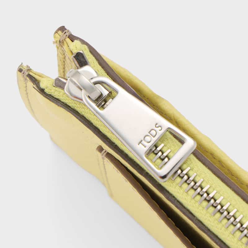 TOD’S TOD'S ＜トッズ＞ レザー フラグメントケース LIGHT YELLOW