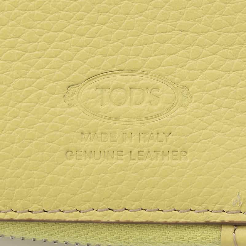TOD’S TOD'S ＜トッズ＞ レザー フラグメントケース LIGHT YELLOW
