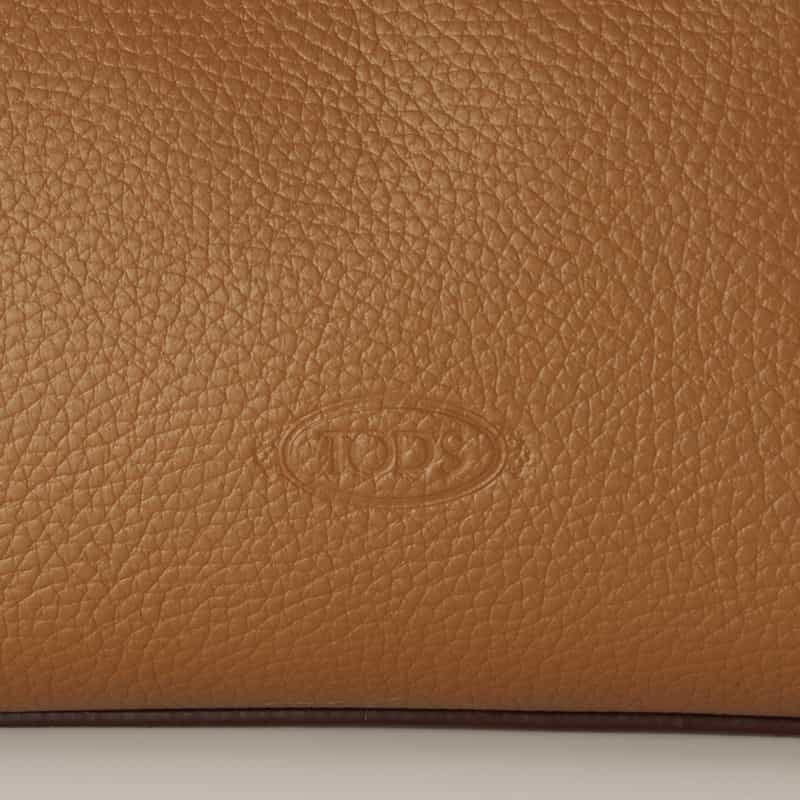 TOD’S TOD'S ＜トッズ＞ レザーミニワンハンドルバッグ “T Timeless“ CAMEL