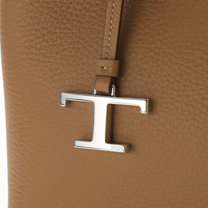 TOD’S TOD'S ＜トッズ＞ レザーミニトートバッグ “T Timeless“ CAMEL