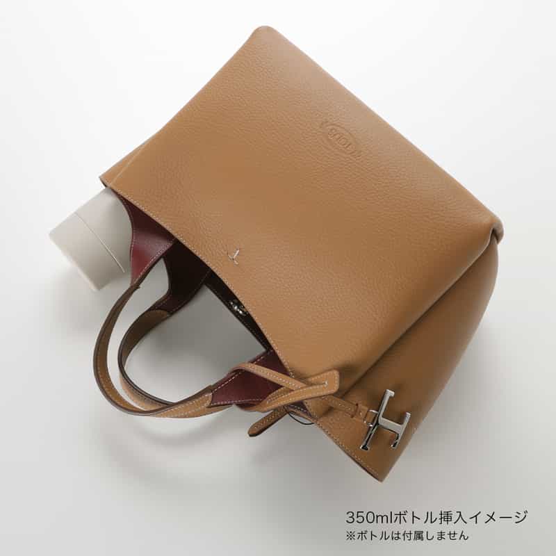 TOD’S TOD'S ＜トッズ＞ レザーミニトートバッグ “T Timeless“ CAMEL