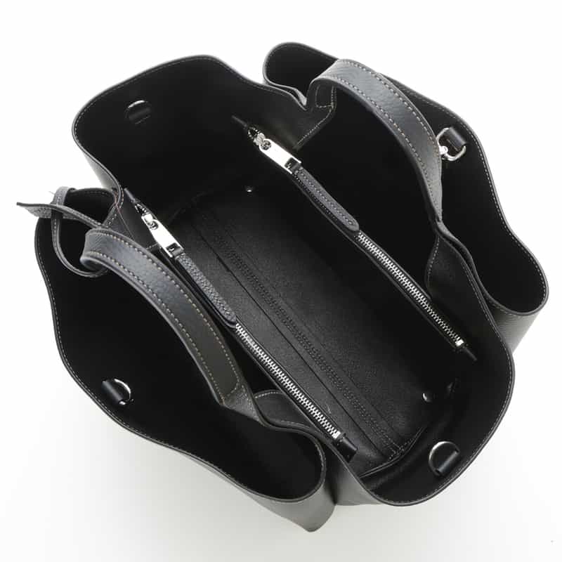 TOD’S TOD'S ＜トッズ＞ レザーミニトートバッグ “T Timeless“ BLACK