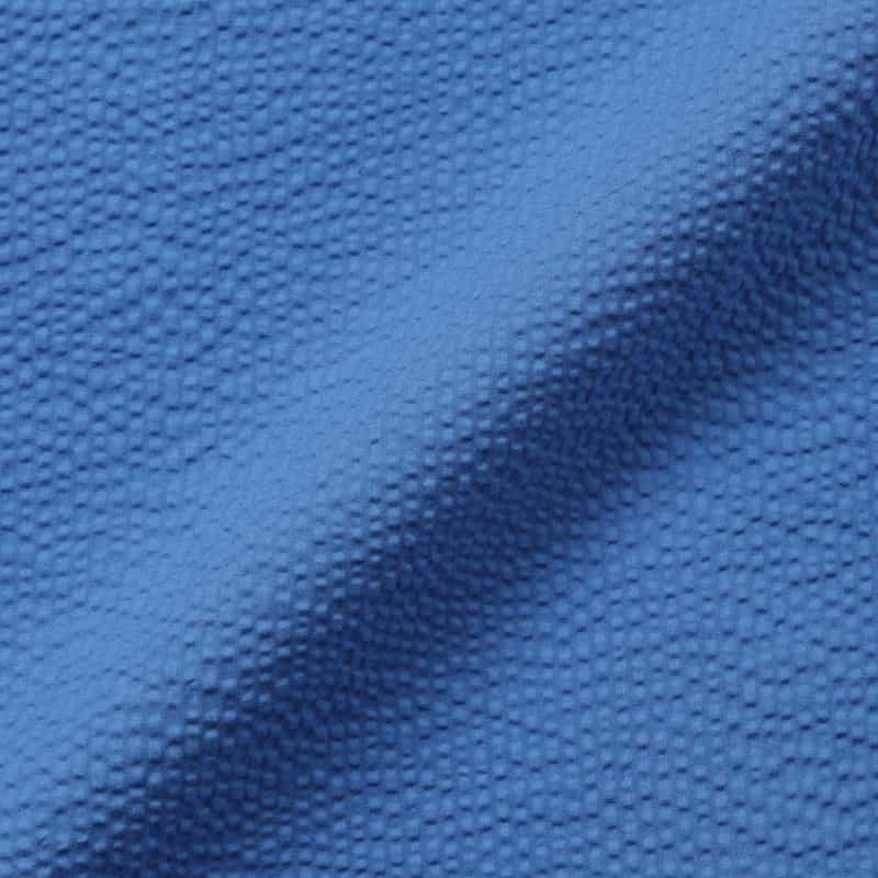 BARNEYS NEW YORK ウォッシャブル 前後2WAY シアサッカードレス BLUE