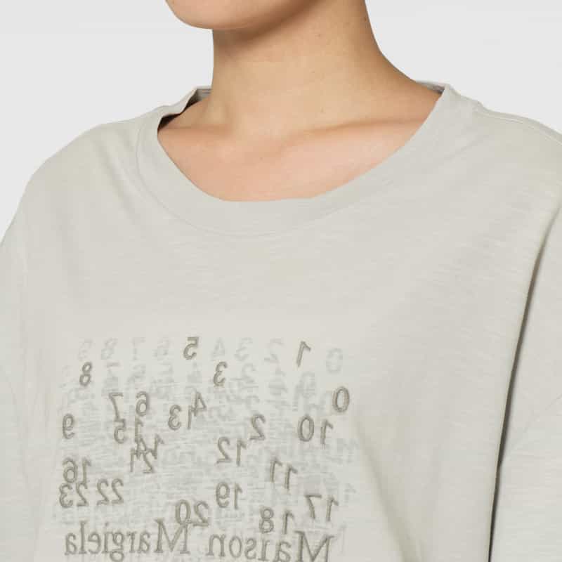 MAISON MARGIELA MAISON MARGLELA ＜メゾンマルジェラ＞ プリントロゴTシャツ IVORY