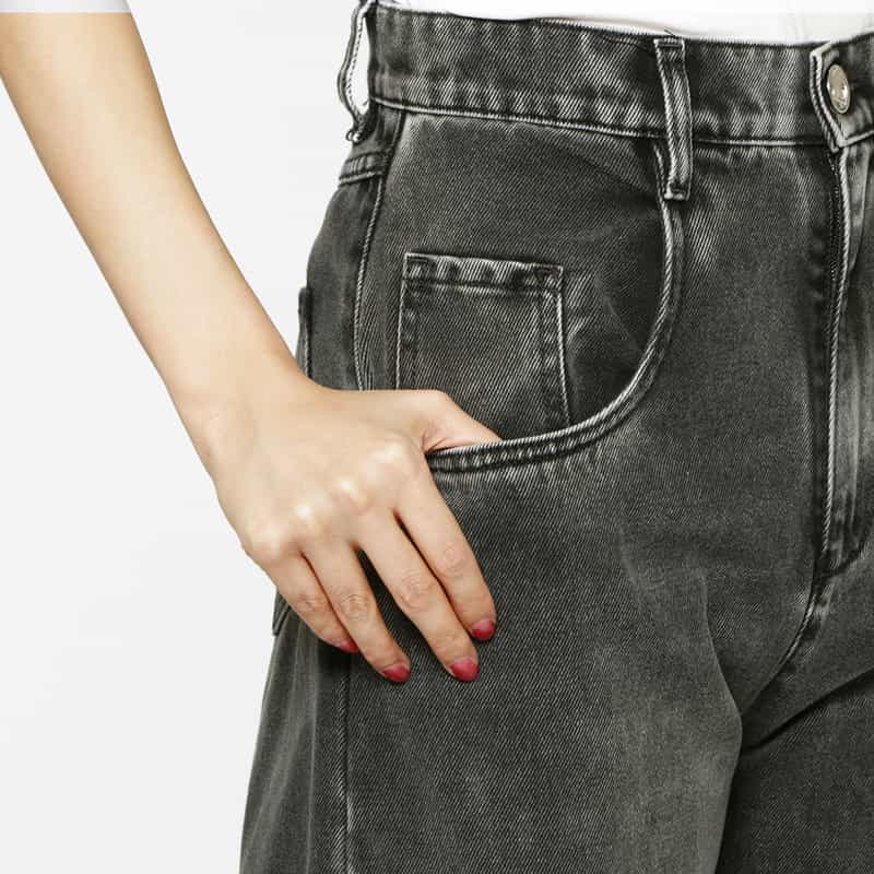 MAISON MARGIELA MAISON MARGLELA ＜メゾンマルジェラ＞ カットオフ5ポケットデニムパンツ BLACK