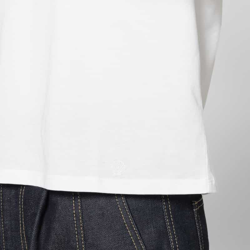 LOULOU DE SAISON LOU LOU DE SAISON ＜ルル デ セゾン＞ スピーマコットン ラウンドネックカットソー WHITE