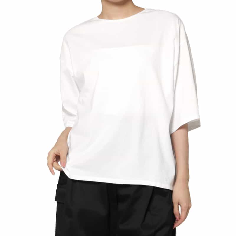 LOULOU DE SAISON LOU LOU DE SAISON ＜ルル デ セゾン＞ コットンジャージーカットソー WHITE