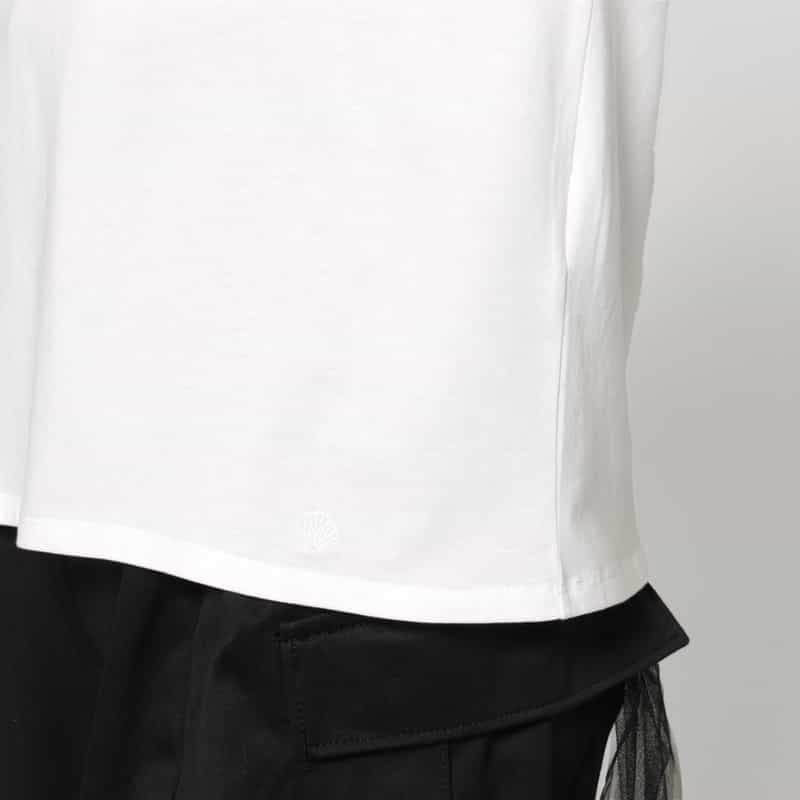 LOULOU DE SAISON LOU LOU DE SAISON ＜ルル デ セゾン＞ コットンジャージーカットソー WHITE