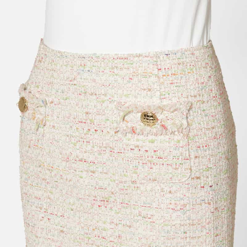 BARNEYS NEW YORK セットアップ ツイード素材タイトスカート MULTI COLOR