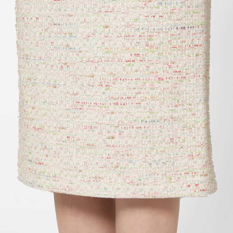 BARNEYS NEW YORK セットアップ ツイード素材タイトスカート MULTI COLOR