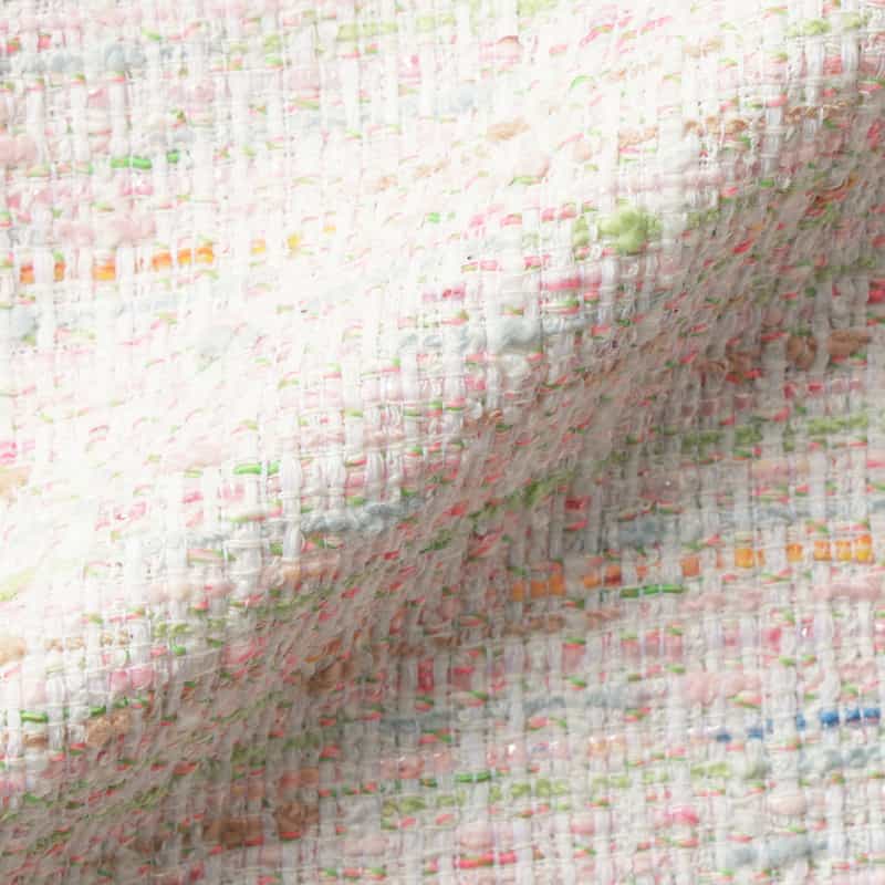 BARNEYS NEW YORK セットアップ ツイード素材ハーフスリーブドレス MULTI COLOR