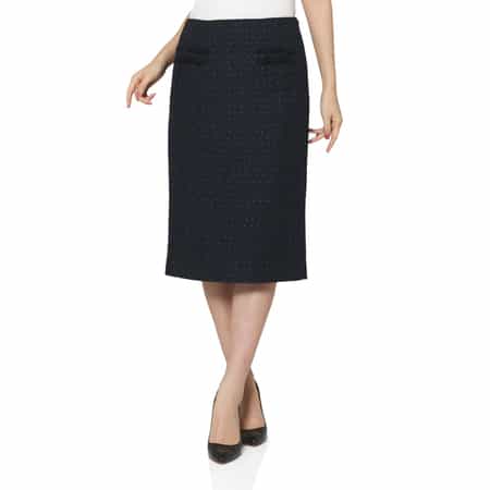 セットアップ ツイード素材タイトスカート