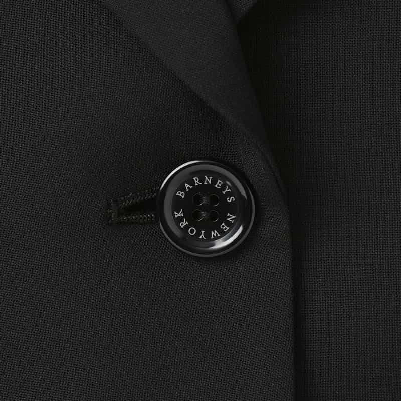 BARNEYS NEW YORK セットアップ トロピカルウール素材 テーラードジャケット BLACK