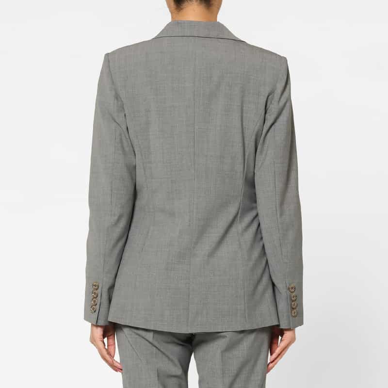 BARNEYS NEW YORK セットアップ トロピカルウール素材 テーラードジャケット LIGHT GRAY